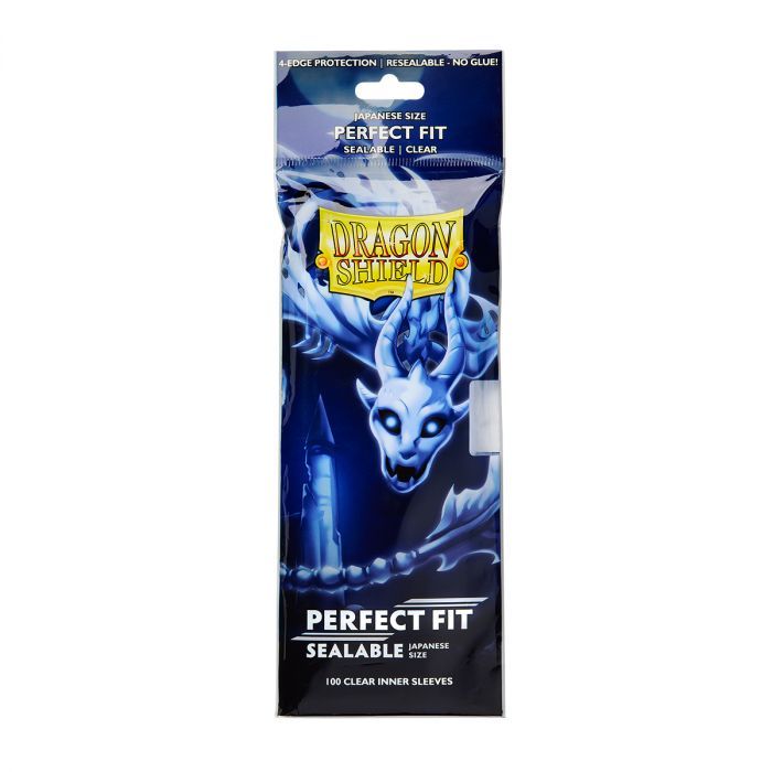 Pop Weasel Image of Sleeves - Dragon Shield - Perfect Fit Sealable - Japanese - Clear - TCG Accessories - Image - Pop Weasel