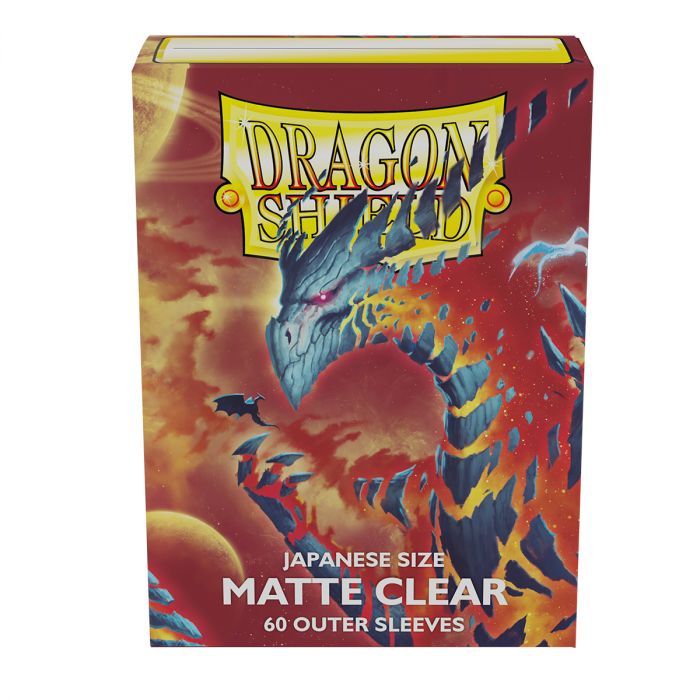 Pop Weasel Image of Sleeves - Dragon Shield Japanese - Box 60 - Matte Clear Outer Sleeves - TCG Accessories - Image - Pop Weasel