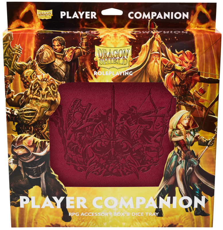 Pop Weasel Image of Dragon Shield Roleplaying Player Companion Blood Red - TCG Accessories - Image - Pop Weasel