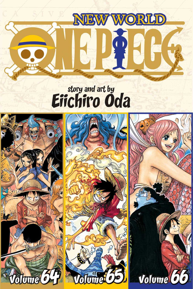 Front Cover One Piece (Omnibus Edition), Vol. 22 Includes Vols. 64, 65 & 66 ISBN 9781421591193 - Manga - Image - Pop Weasel