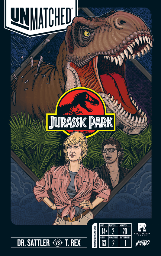 Pop Weasel Image of Unmatched Jurassic Park Dr Sattler vs T.Rex