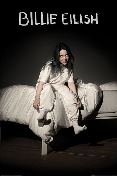 Pop Weasel Image of Billie Elilish - Bed Poster - Posters - Image - Pop Weasel