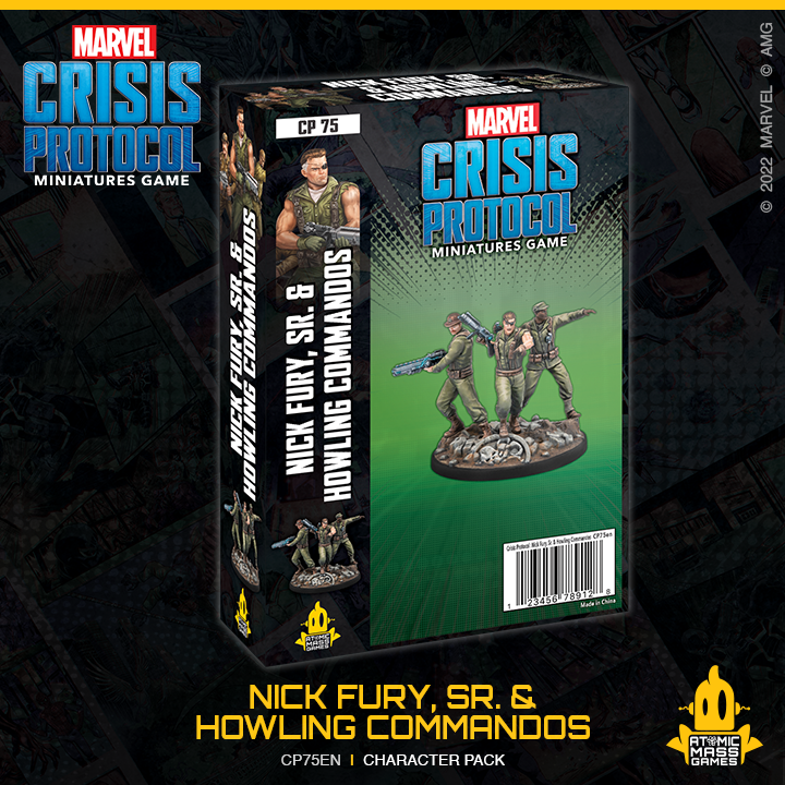 Pop Weasel Image of Marvel Crisis Protocol Miniatures Game Nick Fury, SR. & Howling Commandos - Board Games - Image - Pop Weasel