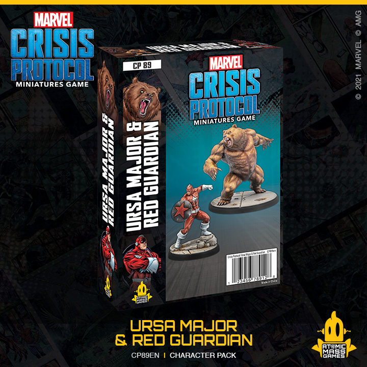 Pop Weasel Image of Marvel Crisis Protocol Miniatures Game Ursa Major & Red Guardian - Board Games - Image - Pop Weasel