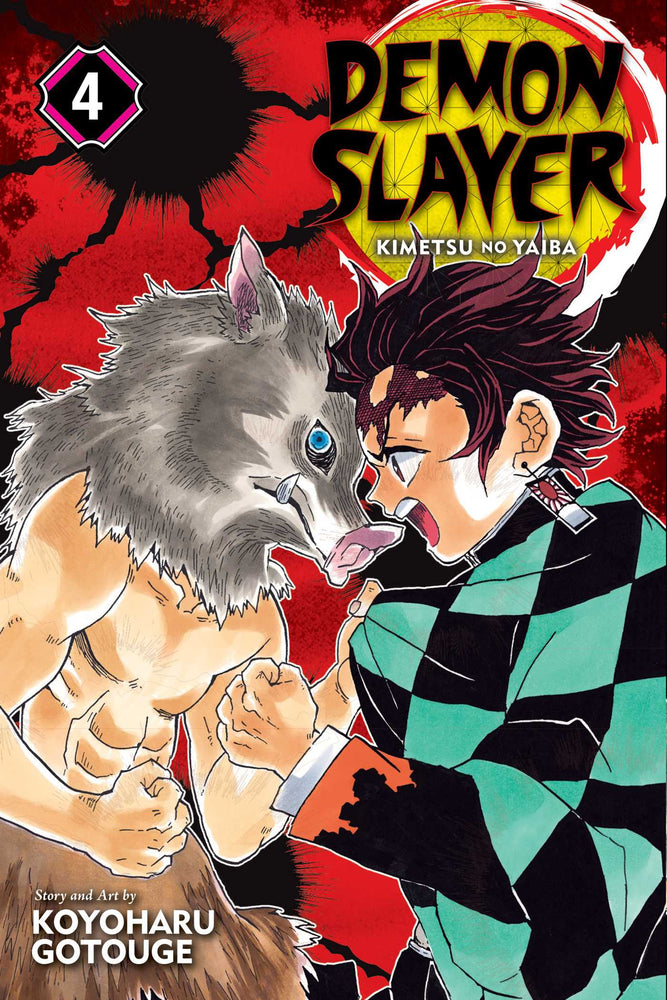 Front Cover - Demon Slayer: Kimetsu no Yaiba, Vol. 4 - Pop Weasel - Manga - Image - Pop Weasel