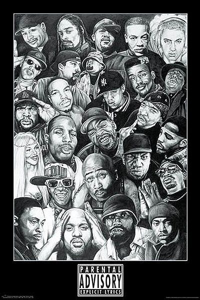 Pop Weasel Image of Rap Gods Poster