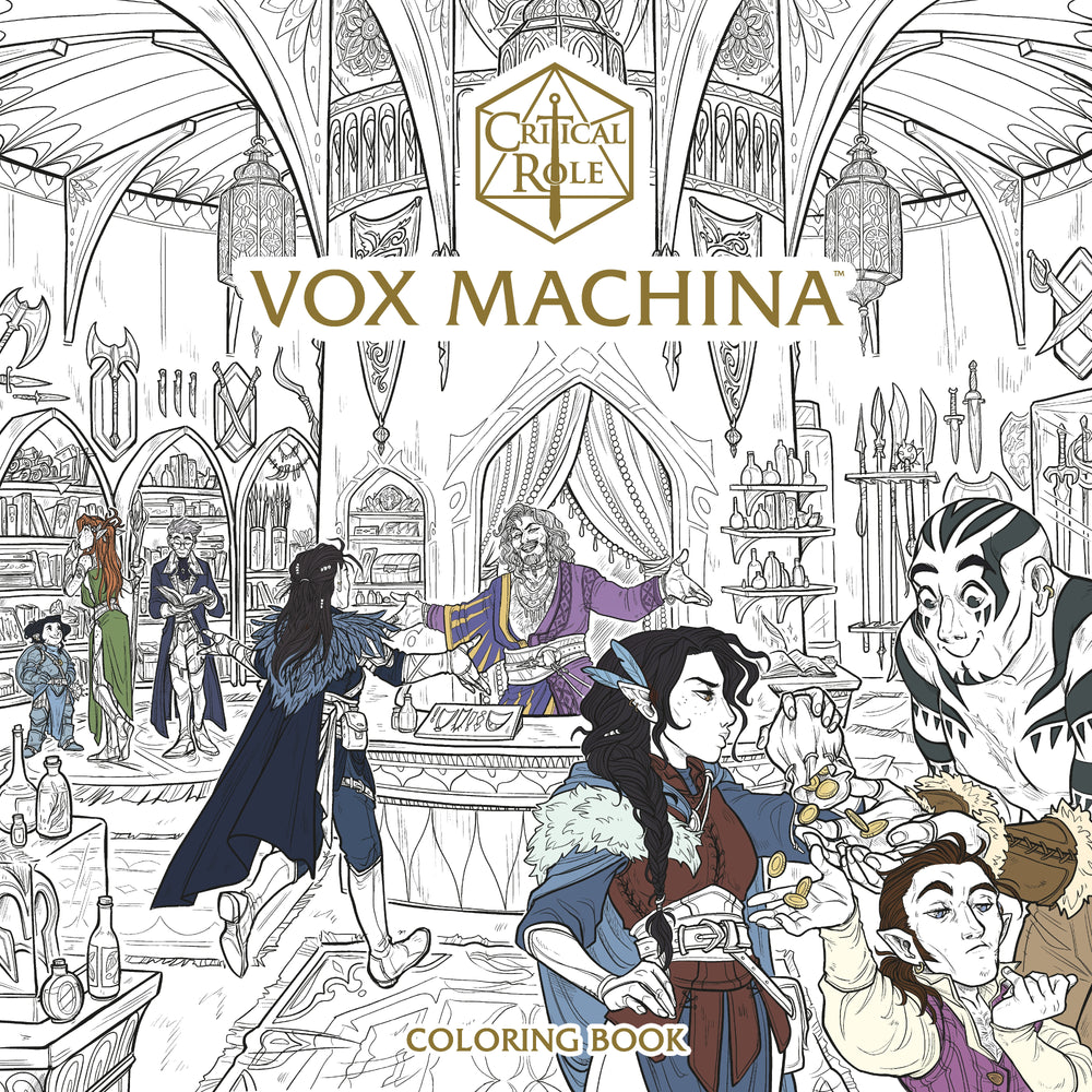 Pop Weasel Image of Critical Role Vox Machina Coloring Book - Graphic Novels - Image - Pop Weasel