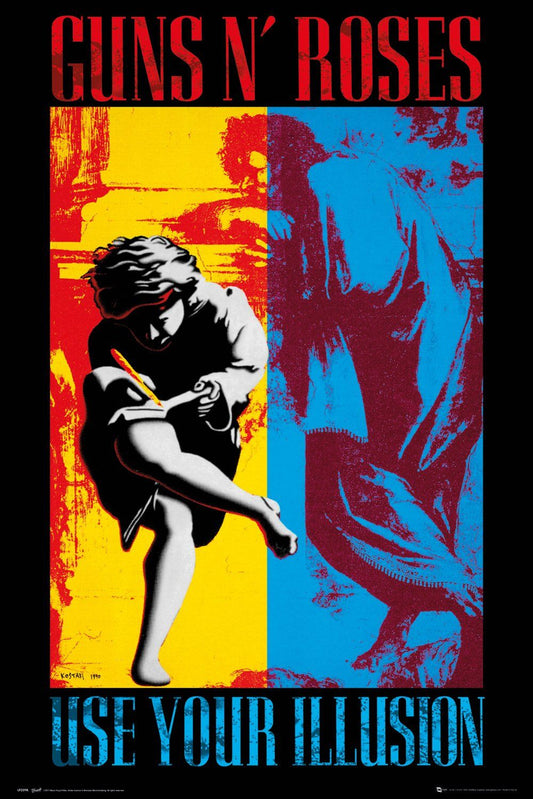 Pop Weasel Image of Guns N Roses - Illusion Poster