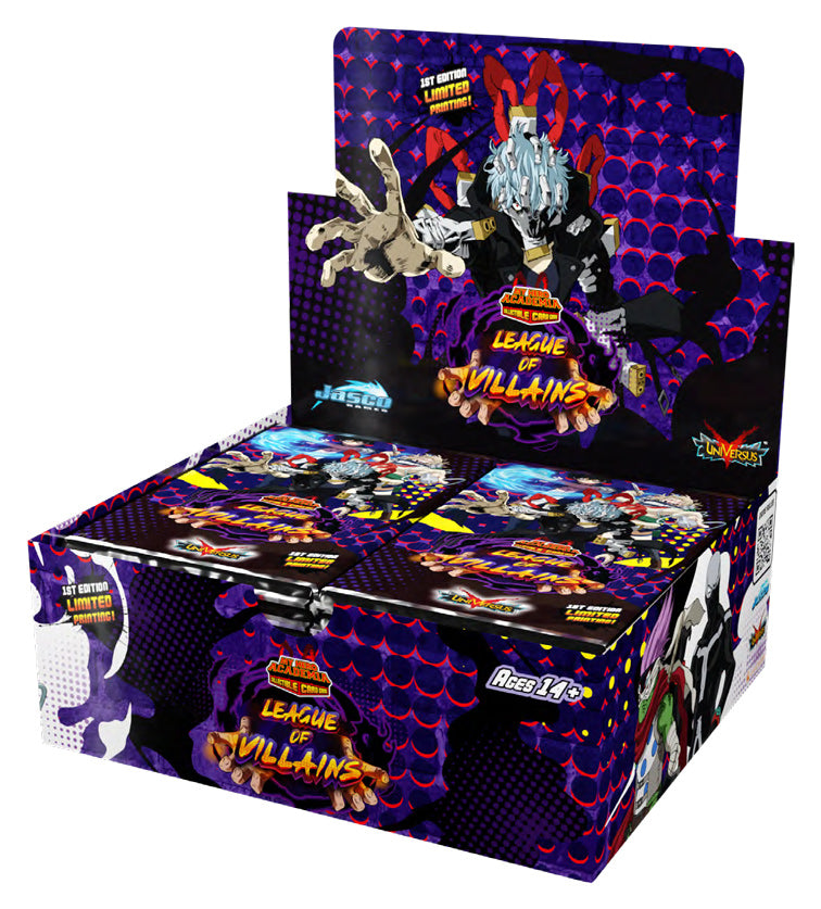 My Hero Academia Collectible Card Game Wave 4 League of Villains Booster Box - CCG - Image - Pop Weasel