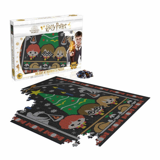 Pop Weasel Image of Puzzles: Harry Potter Christmas - Holiday at Hogwarts 1000pc