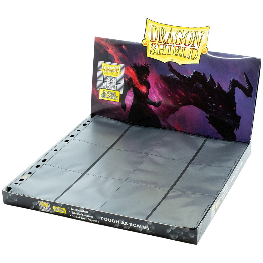 Pop Weasel Image of Dragon Shield - 24 Pocket Pages - Non Glare Sideloader Display - TCG Accessories - Image - Pop Weasel