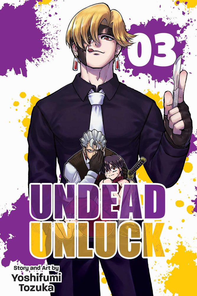 Front Cover Undead Unluck, Vol. 03 ISBN 9781974724659 - Manga - Image - Pop Weasel