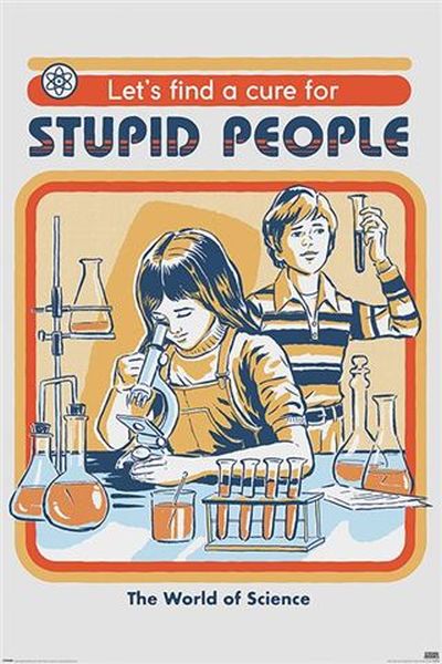 Pop Weasel Image of Steven Thodes - Stupid People Poster - Posters - Image - Pop Weasel