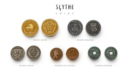 Pop Weasel Image of Scythe Metal Coins - Board Games - Image - Pop Weasel