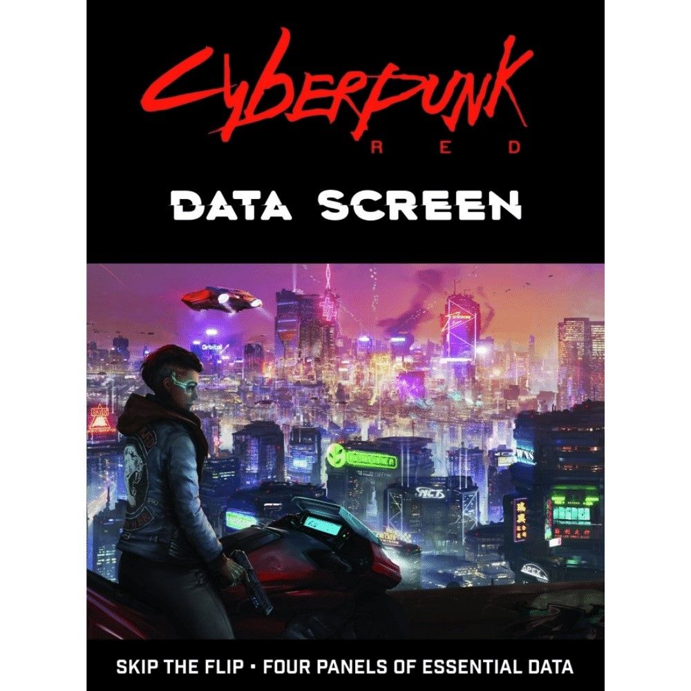 Pop Weasel Image of Cyberpunk Red RPG Data Screen - RPG - Image - Pop Weasel
