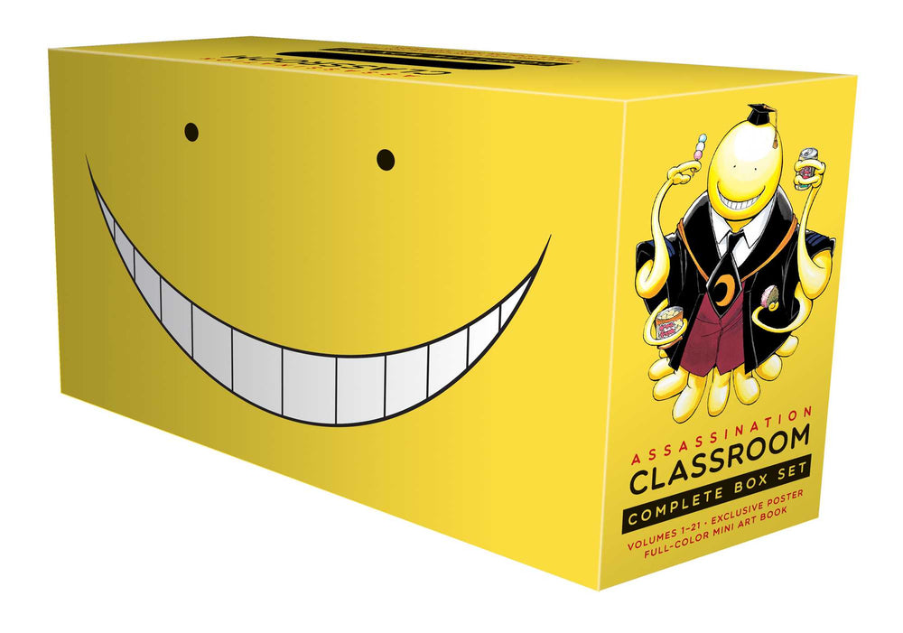 Front Cover Assassination Classroom Complete Box Set ISBN 9781974710140 - Manga - Image - Pop Weasel